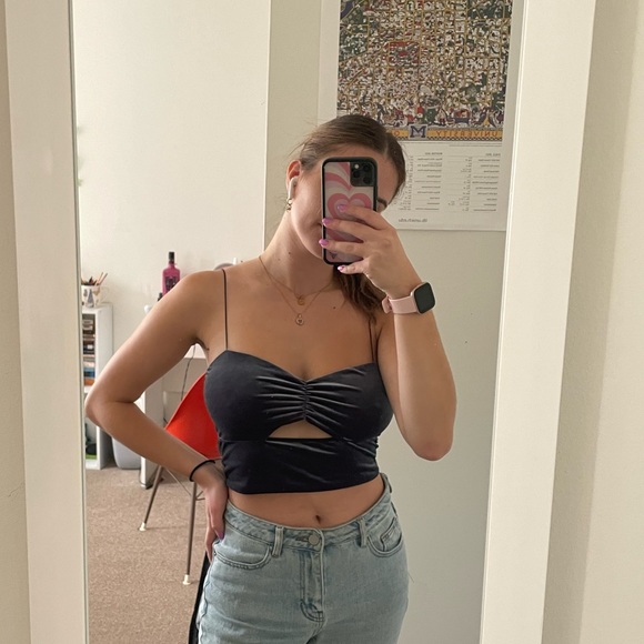 Urban Outfitters Tops - Urban Velvet Crop Top